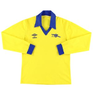1978-81 Arsenal Umbro Away Shirt L/S S - Arsenal / Excellent / Small