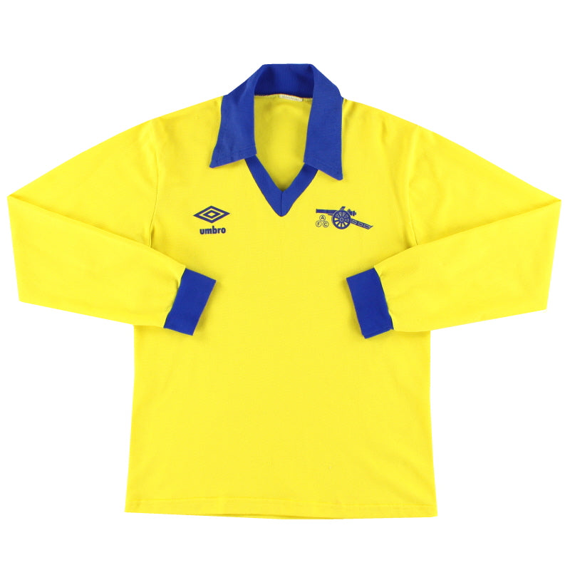 1978-81 Arsenal Umbro Away Shirt L/S S - Arsenal / Excellent / Small