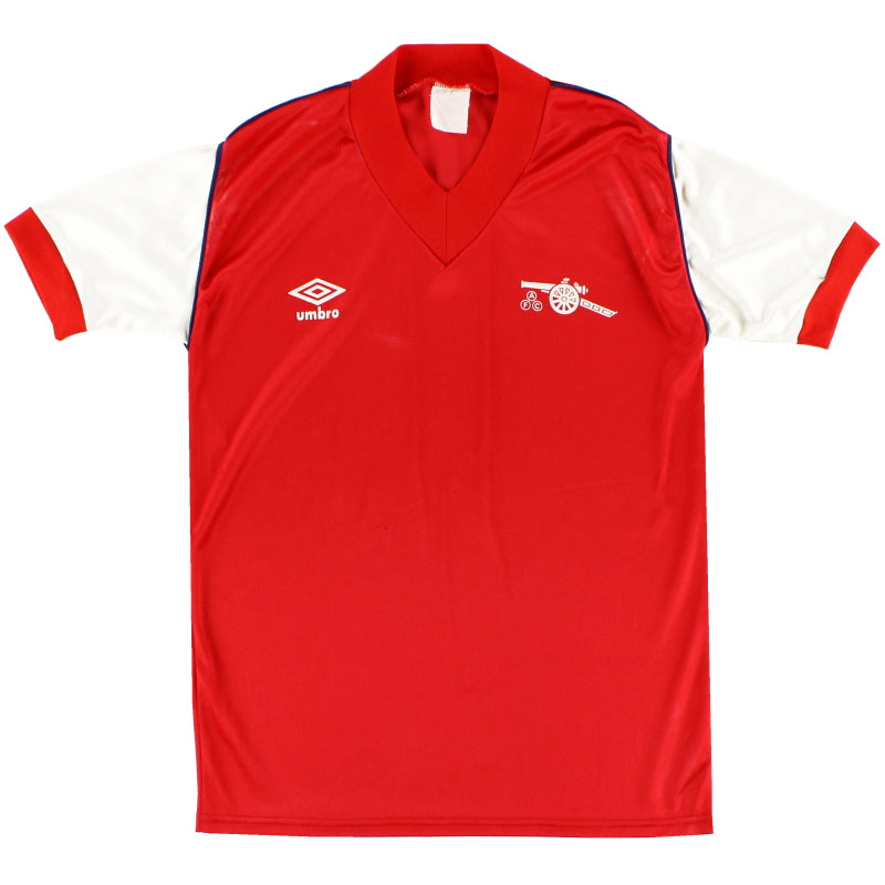 1982-84 Arsenal Umbro Home Shirt S - Arsenal / Very Good / Small