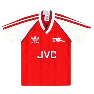 1988-90 Arsenal adidas Home Shirt Y - Arsenal / Excellent / Youth