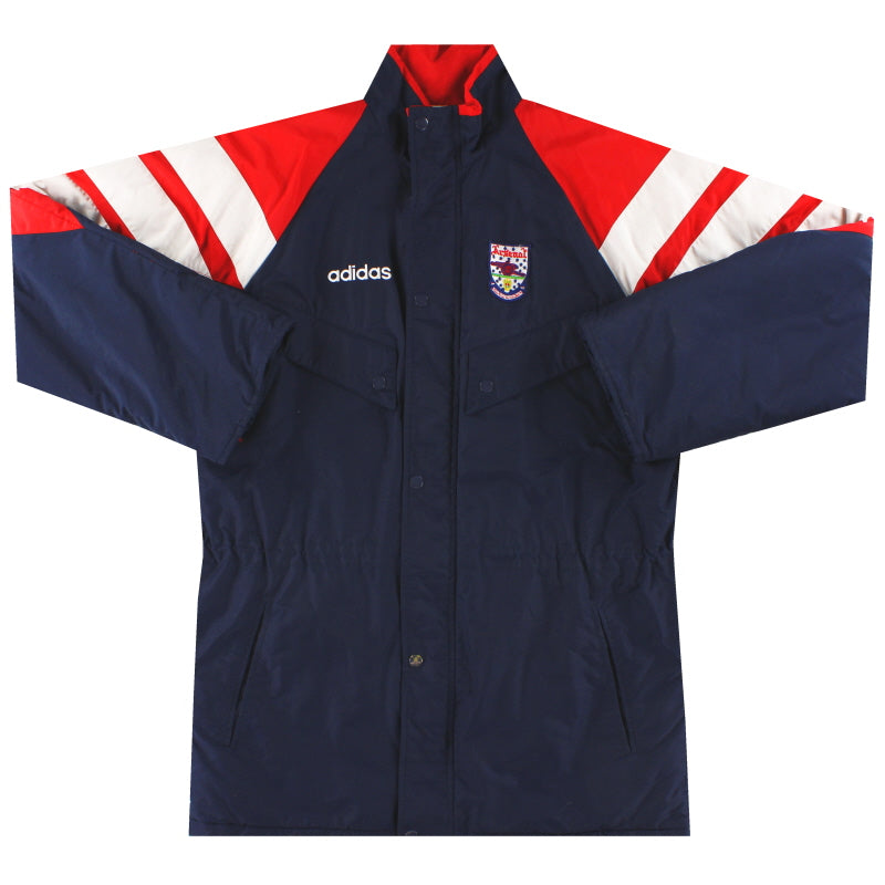 1990-92 Arsenal adidas Bench Coat M - Arsenal / Excellent / Medium
