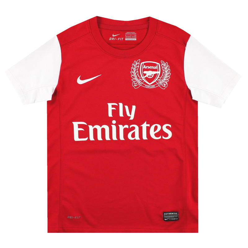 2011-12 Arsenal Nike '125th Anniversary' Home Shirt S.Boys - Arsenal / Excellent / Youth