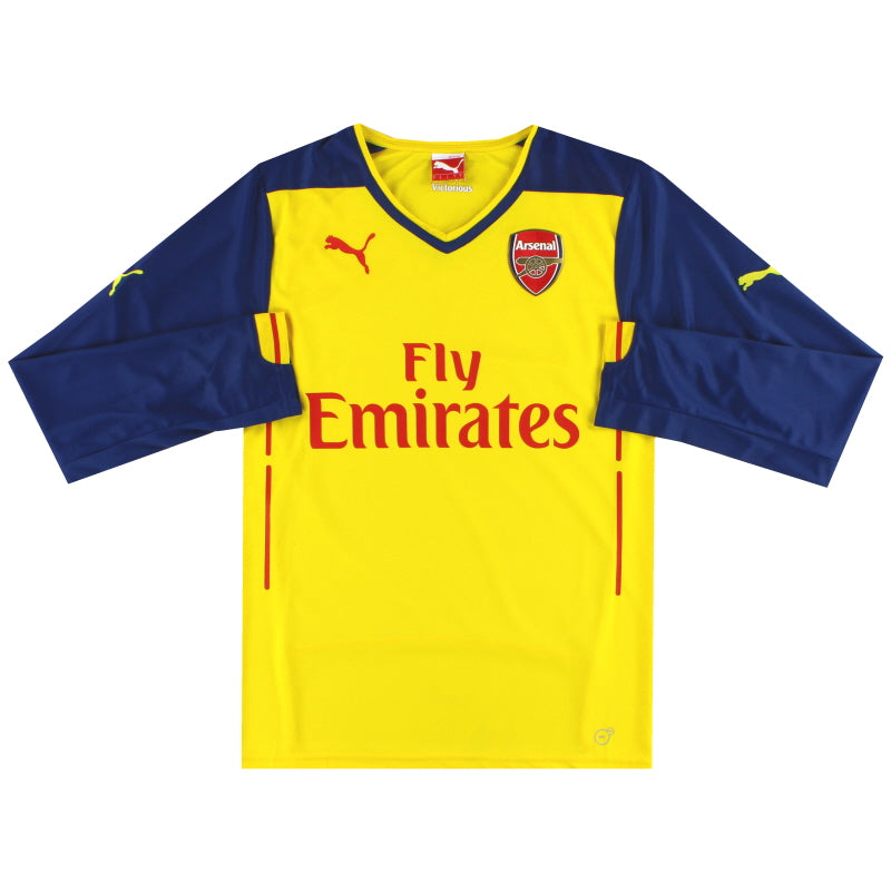 2014-15 Arsenal Puma Away Shirt L/S *As New* - Arsenal / As New / Small