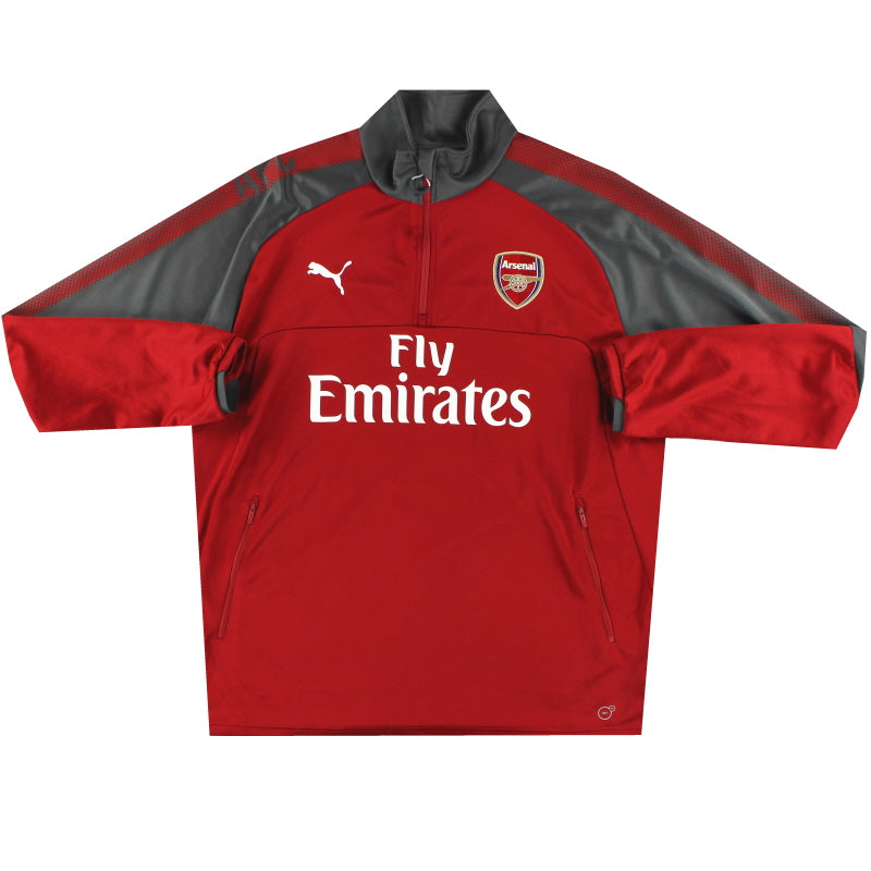 2017-18 Arsenal Puma 1/4 Zip Training Top XXL - Arsenal / Excellent / XXL