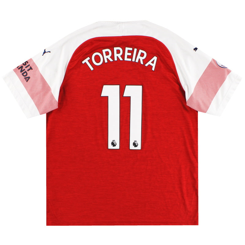 2018-19 Arsenal Puma Home Shirt Torreira #11 XL - Arsenal / Excellent / XL