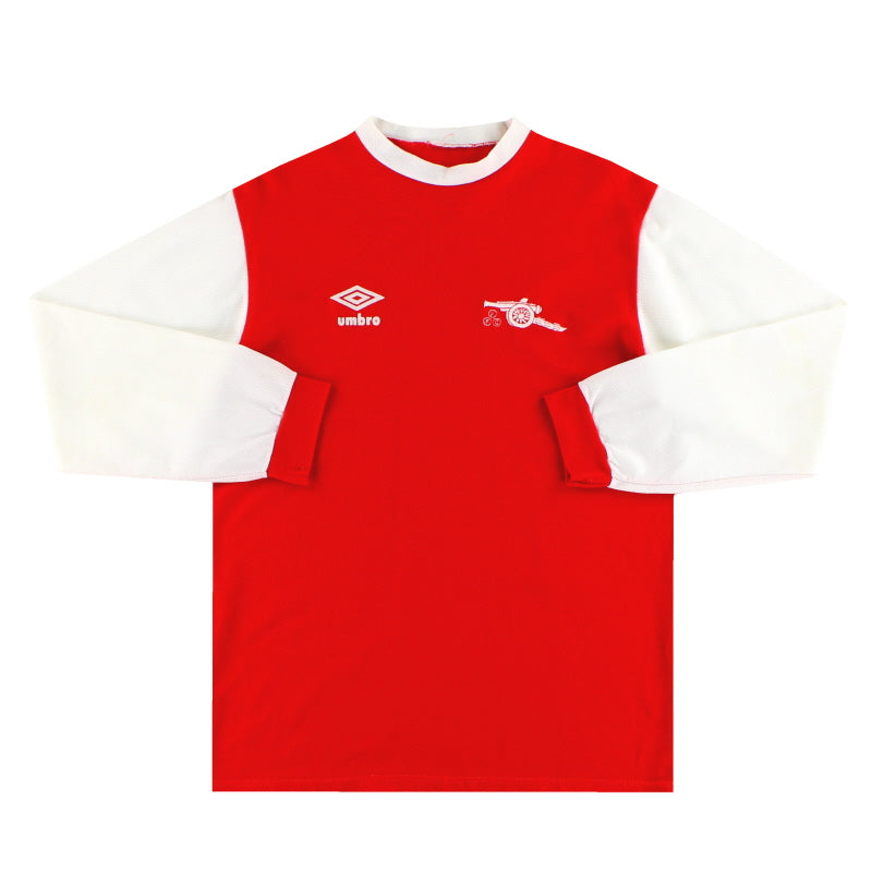 1981-82 Arsenal Umbro Home Shirt L/S M - Arsenal / Excellent / Medium
