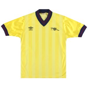 1983-85 Arsenal Umbro Away Shirt *Mint* L - Arsenal / Mint / Large