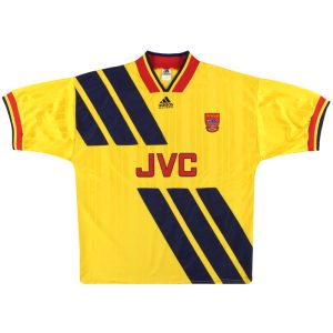 1993-94 Arsenal adidas Away Shirt M - Arsenal / Excellent / Medium