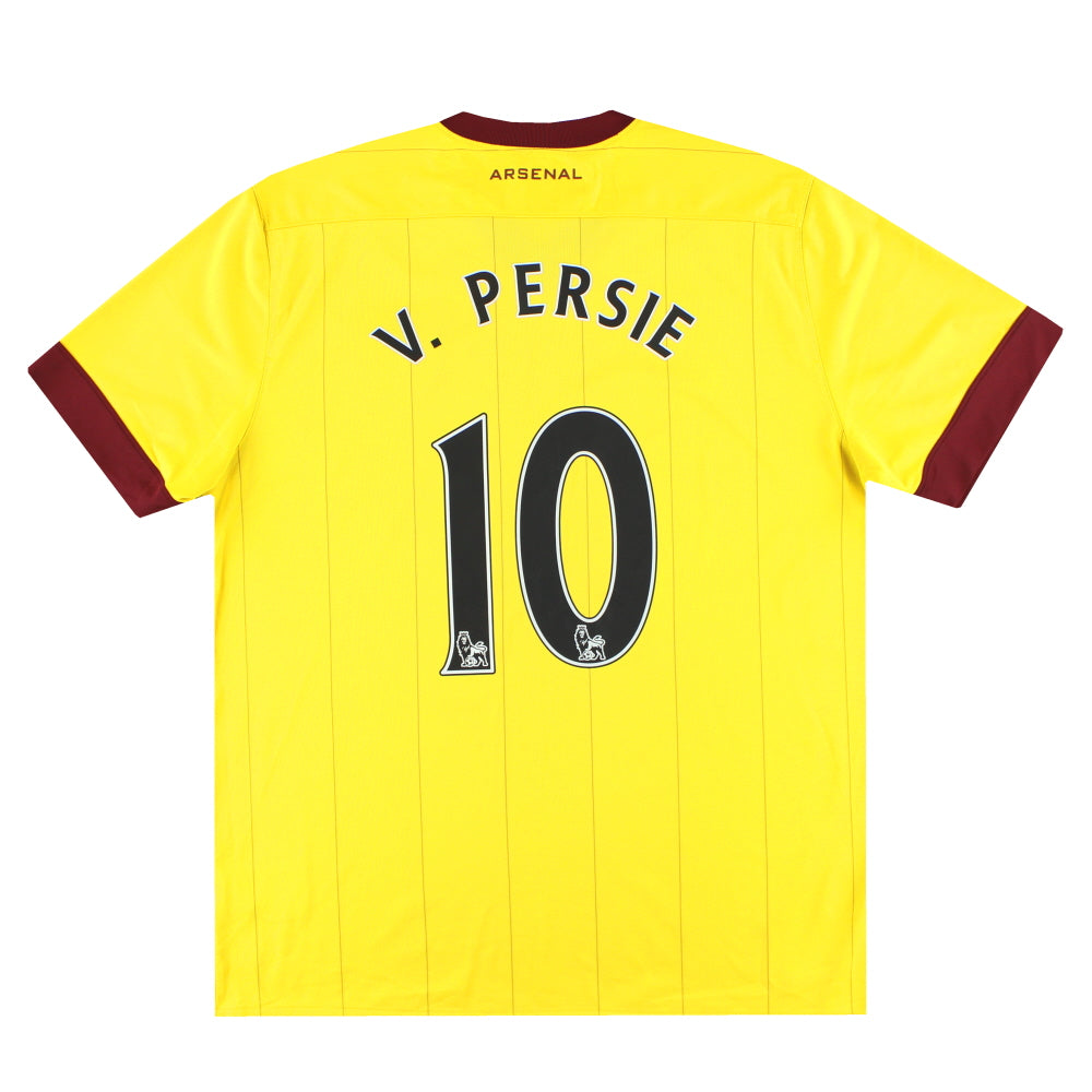 2010-13 Arsenal Nike Away Shirt v.Persie #10 XL - Arsenal / Excellent / XL