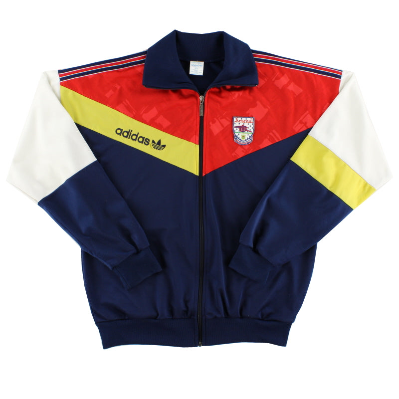 1990-91 Arsenal adidas Track Top *Mint* L - Arsenal / Mint / Large