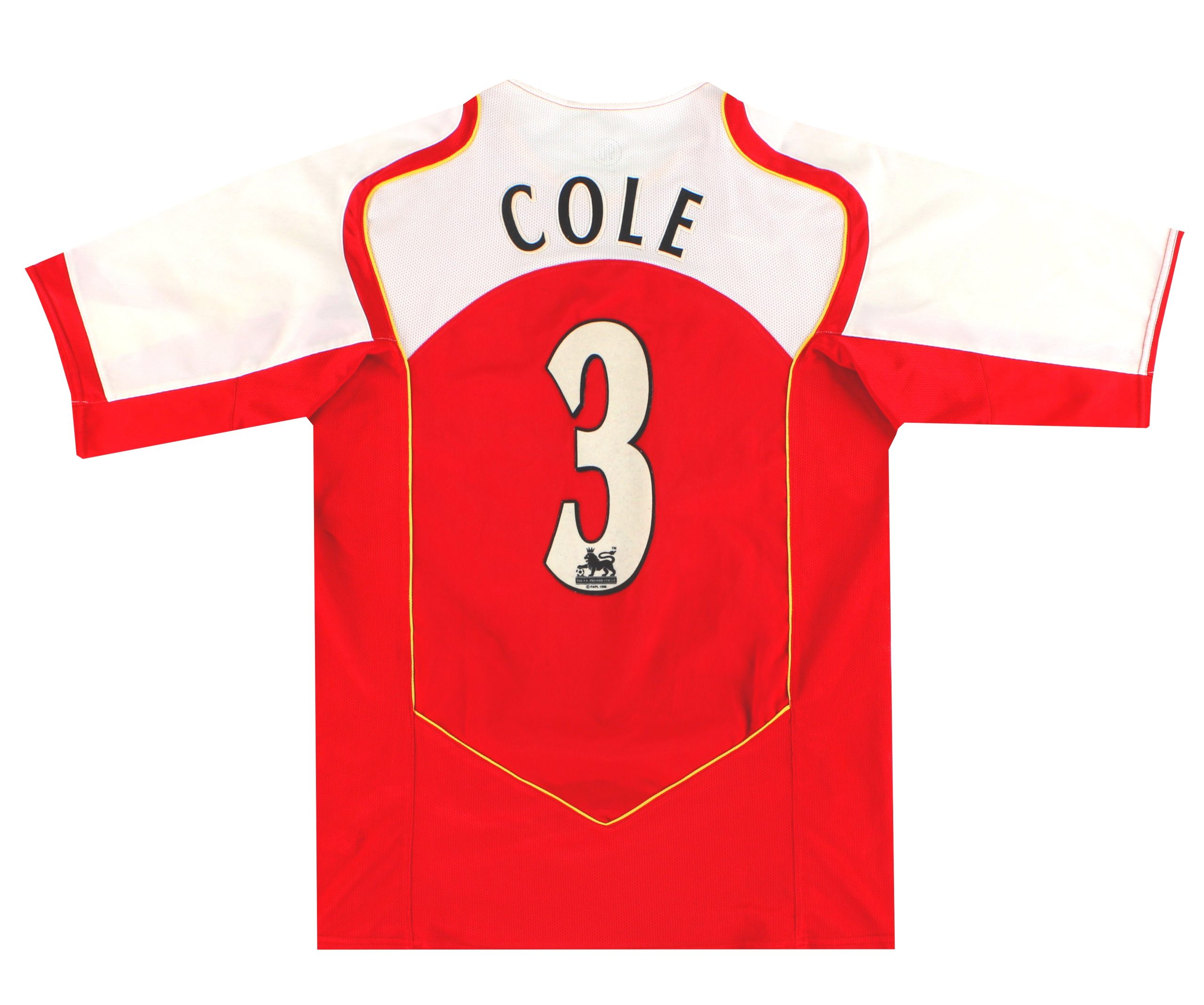2004-05 Arsenal Nike Home Shirt Cole #3 M - Arsenal / Mint / Medium