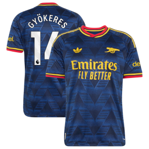 Arsenal adidas Away Authentic Shirt 2026-27 with Gyökeres 14 printing