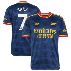 Arsenal adidas Away Authentic Shirt 2026-27 with Saka 7 printing
