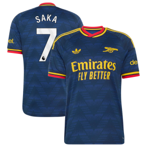 Arsenal adidas Away Shirt 2026-27 with Saka 7 printing