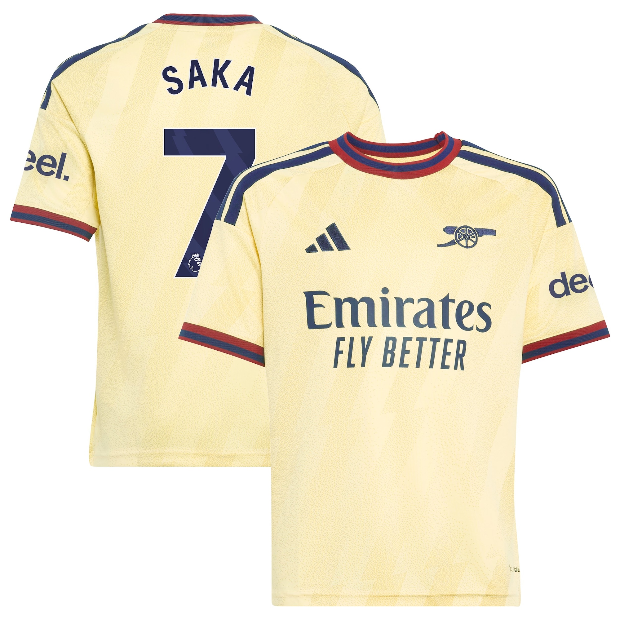 Arsenal adidas Third Shirt 2026-27 - Kids with Saka 7 printing