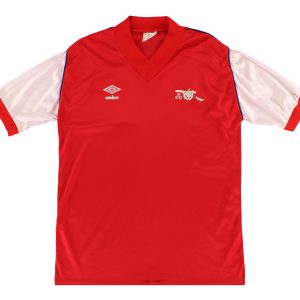 1982-84 Arsenal Umbro Home Shirt L - Arsenal / Very Good / Large