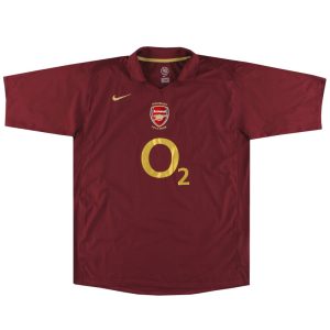 2005-06 Arsenal Nike Commemorative Highbury Home Shirt *Mint* - Arsenal / Mint / XL