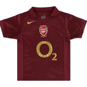 2005-06 Arsenal Nike Commemorative Highbury Home Shirt Y - Arsenal / Excellent / Youths