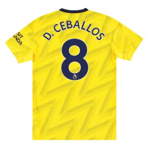 2019-20 Arsenal adidas Away Shirt D.Ceballos #8 S - Arsenal / Excellent / Small