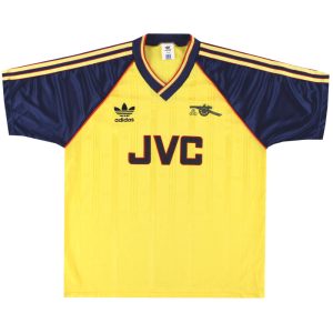 1988-91 Arsenal adidas Away Shirt XL - Arsenal / Excellent / XL