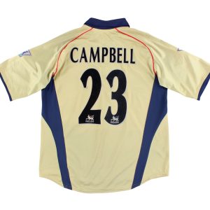 2001-02 Arsenal Nike Away Shirt Campbell #23 L - Arsenal / Good / Large