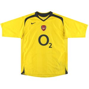 2005-06 Arsenal Nike Away Shirt S - Arsenal / Excellent / Small