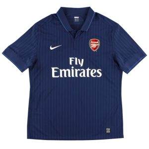 2009-10 Arsenal Nike Away Shirt - Arsenal / Excellent / XL