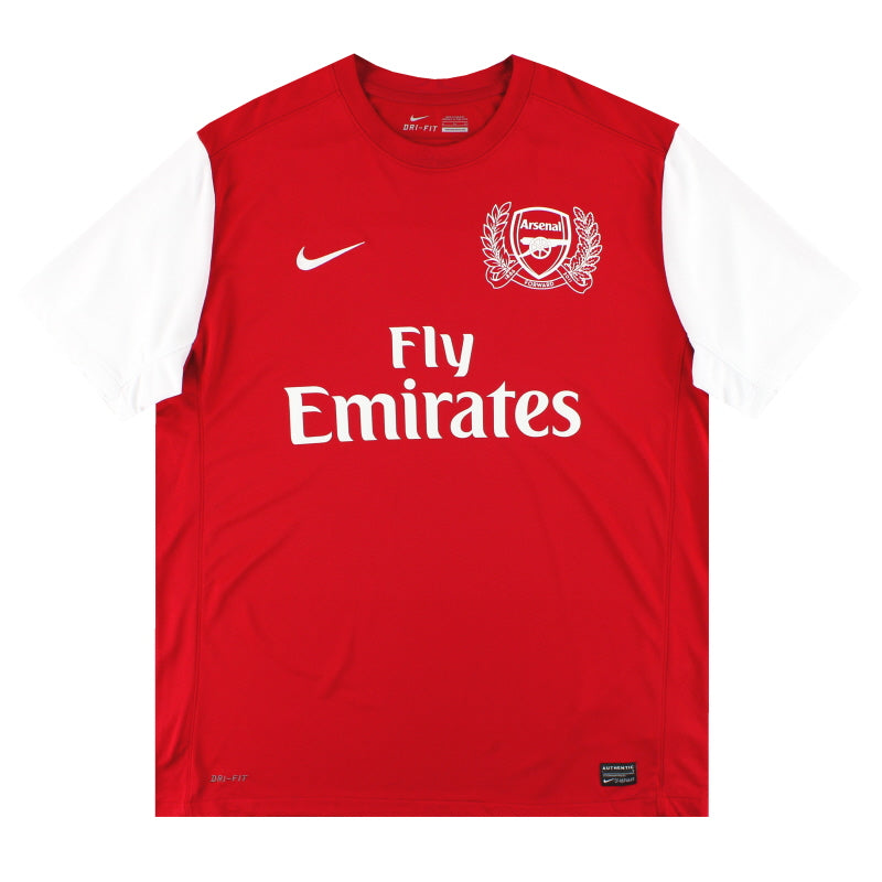 2011-12 Arsenal Nike '125th Anniversary' Home Shirt XL - Arsenal / Excellent / XL