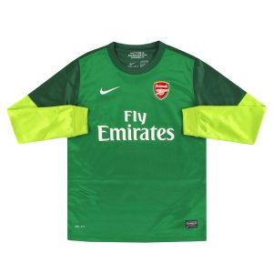 2012-13 Arsenal Nike Goalkeeper Shirt L/S L.Boys - Arsenal / Excellent / Large Boys