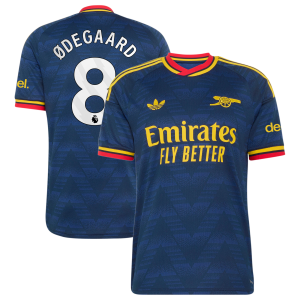Arsenal adidas Away Shirt 2026-27 with Ødegaard 8 printing
